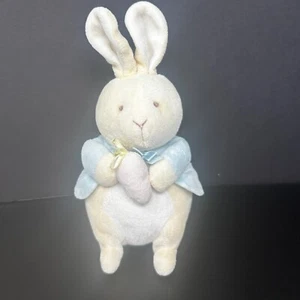 Vintage Eden My First Peter Rabbit Plush with Carrot Blue Jacket Stuffed Animal - Picture 1 of 13