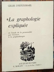La graphologie expliquée - de l'étude de la personnalité par l'écriture - Picture 1 of 1