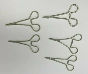 RANGE OF6 pcs MOSQUITO HEMOSTAT FORCEPS STRAIGHT CURVED STAINLESS STEEL  MEDICAL - Picture 1 of 22