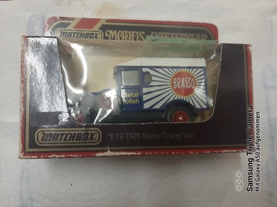 Y-19 1929 c 1986 Morris Cowley Van BRASSO Macau MB MOY 1:39 neuw. OVP - Bild 1 von 4