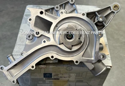 Bomba de agua Mercedes Benz genuina ML E CLK S SLK clase 1998-2008 112200140180 Foto 1 de 3