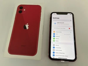 Apple iPhone 11- 64GB - Red - Smartphone Phone - AT&T - Afbeelding 1 van 10