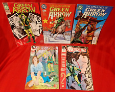 Lot of 5 Green Arrow 80's-90's Comics DC (the Question#2-GA #3,56,112,113) NICE!