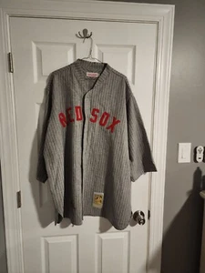 100% Authentic Mitchell & Ness 1918 Babe Ruth Boston Red Sox Jersey Sz 56 XXXL  - Picture 1 of 5