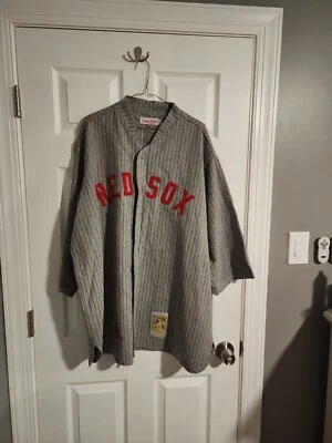 Camiseta deportiva 100 % auténtica Mitchell & Ness 1918 Babe Ruth Boston Red Sox talla 56 XXXL  Foto 1 de 4