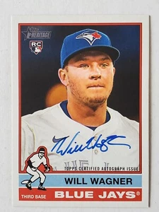 WILL WAGNER 2025 Topps Heritage REAL ONE AUTO ON-CARD Blue Jays #ROA-WWA - Picture 1 of 1
