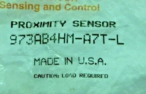 HONEYWELL MICROINTERRUTTORE 973AB4HM-A7T-L SENSORE DI PROSSIMITÀ - Foto 1 di 2
