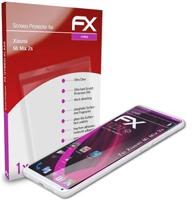 atFoliX Película Vidrio para Xiaomi Mi Mix 2s 9H Armadura protectora - Imagen 1 de 5