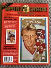 Allan Kaye's Sports Cards Issue #11 October 1992 Joe Montana SF 49ers