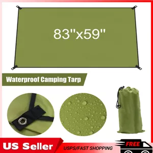 2in1 Beach Mat Sun Shade Outdoor Picnic Blanket Rug Mattress Camping Waterproof - Picture 1 of 13