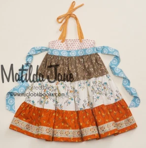 Girls Matilda Jane Platinum Sittin' in a Tree Tiered Ellie Dress size 10 NWOT - Picture 1 of 11