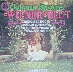 2 LP Johann Strauss Wiener Blut Rudolf Schock Margit Schramm Hilde Gueden Wilma - Picture 1 of 4