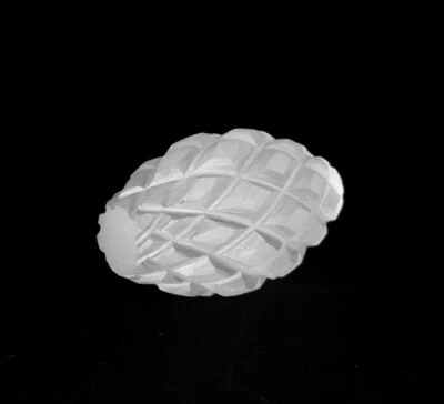 CRISTAL DE ROCA NATURAL/tallado a mano/forma de barril/W 15MM/L 26MM/36,55 quilates/destacado Foto 1 de 4