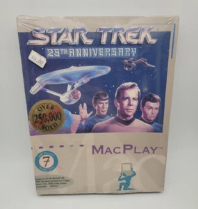 Star Trek 25th Anniversary (MacPlay) New in Plastic Vintage Game Read - Picture 1 of 8