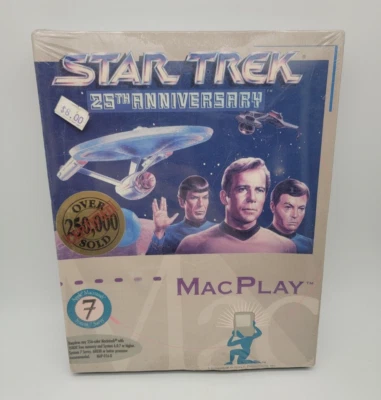 Star Trek 25th Anniversary (MacPlay) New in Plastic Vintage Game Read - Image 1 of 4