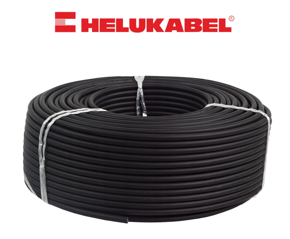 HELUKABEL Solarkabel Solarflex Solarleitung 4mm2 - 6mm2 PV-Anlage Photovoltaik