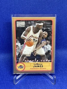 2003 Topps Bazooka Gold #223 LeBron James Home White Jersey RC Rookie Card Cavs - Picture 1 of 2