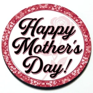 Happy Mother's Day - Holiday Magnetic Grill Grille Badge for MINI Cooper - Foto 1 di 3