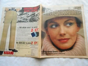NEW YORK NEWS MAGAZINE-FEBRUARY 5,1978-LESLEY-ANNE DOWN - Picture 1 of 2