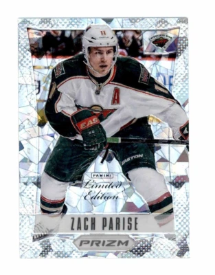2012-13 Panini Rookie Anthology Prizm Cracked Ice Zach Parise 6/10 - Image 1 of 3