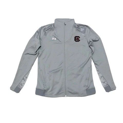Under Armour South Carolina Gamecocks Womens S Gray Command Warm Up Jacket Cover