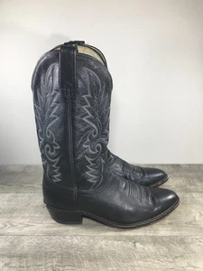 Stivali da uomo Dan Post DP110R Ka Milwaukee in pelle nera cowboy western rancher 11,5 - Foto 1 di 11