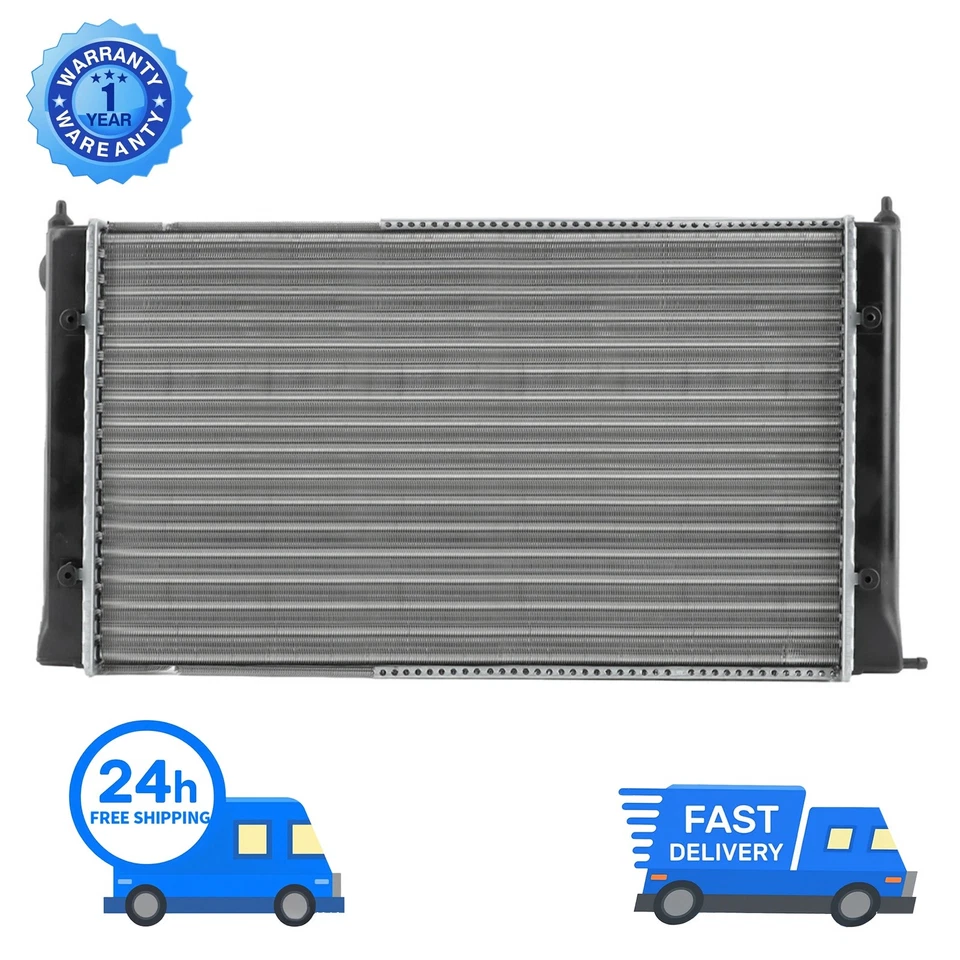 837 Aluminium Radiator for Volkswagen Cabriolet Golf Atlantic Rabbit Jetta - Image 1 of 4