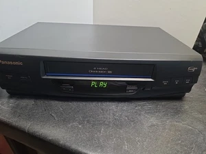 Panasonic PV-V4020 VCR Player  Blue Line With Remote Video Recorder - Picture 1 of 12