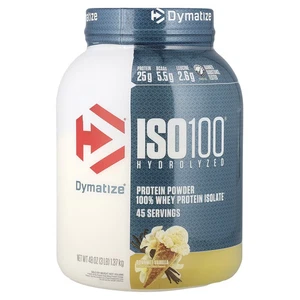 2 x Dymatize, ISO100® Hydrolyzed, 100% Whey Protein Isolate, Gourmet Vanilla, 3 - Bild 1 von 2