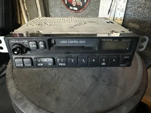 89-98 Toyota Tacoma Pickup 4runner RAV4 AM FM Cass Radio OEM A56405, 86120-AC010 - Bild 1 von 9