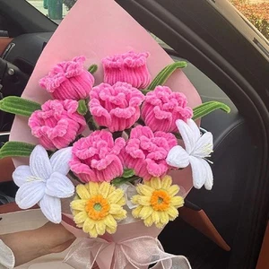 Pipe Cleaner Flowers Craft Kit Chenille Stems Pipe Cleaners Kit for Birthday - Picture 1 of 5