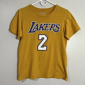 Nike Los Angeles Lakers Lonzo Ball gelb kurzärmliges T-Shirt Herren Small - Bild 1 von 11