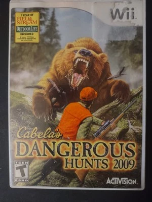 Cabela's Dangerous Hunts 2009 (Nintendo Wii, 2008), No Manual - Image 1 of 2