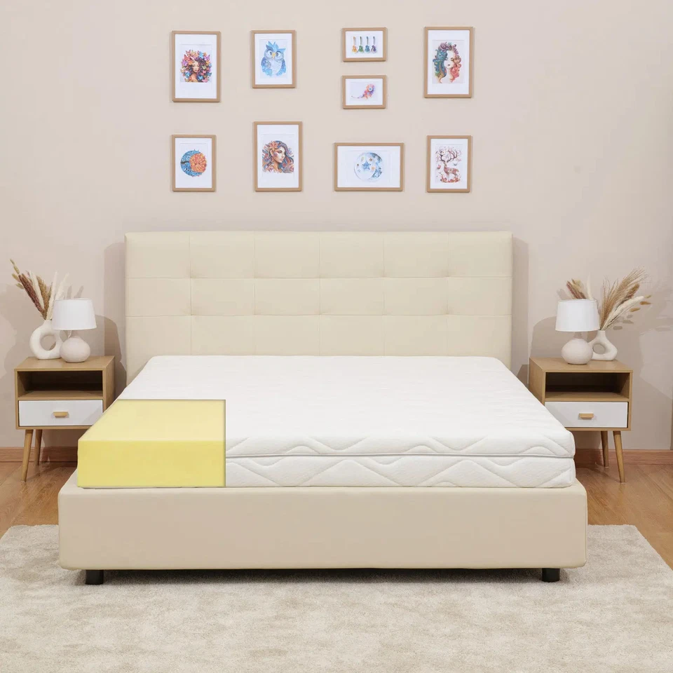 Materasso in Waterfoam mod. BASIC alto 19cm rivestimento sfoderabile - Immagine 1 di 1