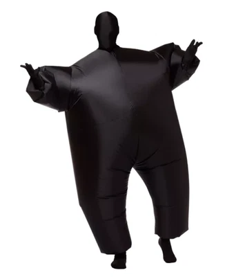 Spirit Halloween Costume Super Skins Black Blimpz Inflatable Costume Suit Adult - Image 1 of 4