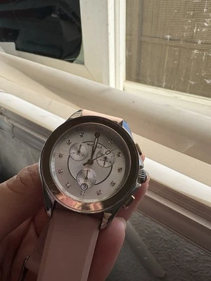 Michele MWW27A000005 Capa 38mm Oro Rosa Estuche con Banda de Silicona Foto 1 de 2