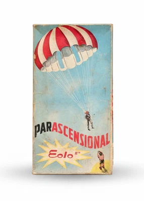 Vintage Parascensional Eolo II 2 1960's Boxed Italian Kite Parachute Kite Toy - Photo 1/4