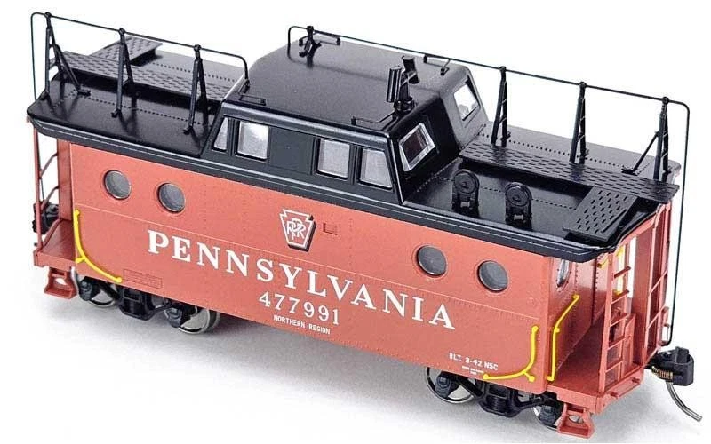 Bowser 43397 HO Scale Pennsylvania Railroad N5 Caboose 477995 NIB - Image 1 of 1