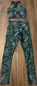 Old Navy Active Powersoft High Rise Leggings & Crop Top Sports Bra Size XL 14-16 - Picture 1 of 6