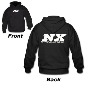Nitrous Express 16597 Official NX Hoodie Black w/ White Logo X-Large - Picture 1 of 3
