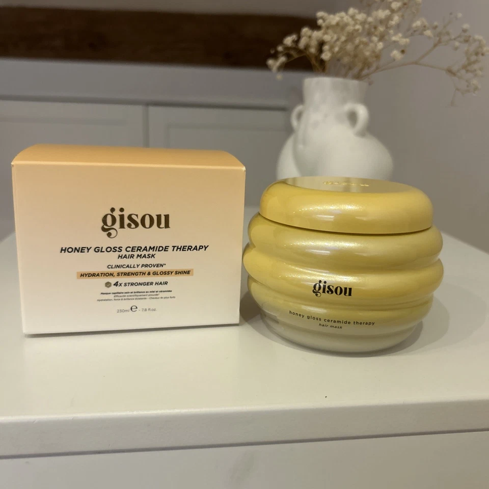 GISOU Honey Gloss Ceramide Therapy Hair Mask 230ml BRAND New in Box rrp £39 - Image 1 of 1