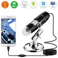 1600X USB Digital 8 LEDs Mini Mikroskop Lupe Fach Endoskop HD Microscope Kamera
