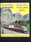 CANADIAN PACIFIC CANADIAN RAIL SCENIC DOME & OTHER EQUIPMENT 1955 LUXURY ECONOMY