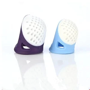 2PCS Thimble Finger Protector Non-Slip and Comfortable Thimbles for Hand Sewi... - Picture 1 of 5