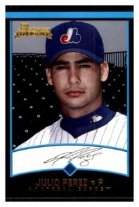 2001  Bowman Draft Picks & Prospects Julio Cesar Perez #BDP46 Rookie
