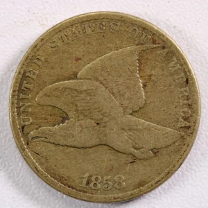 1858 SL Flying Eagle Cent - Sehr guter Zustand/F - Bild 1 von 2