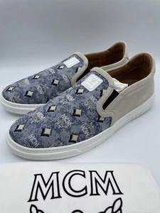 HOT! MCM Wildleder und Canvas Slipper Sneaker Gr. US 9, EU 42 Made in Italy - Bild 1 von 11