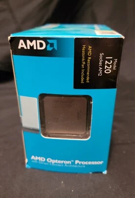 AMD Opteron 1220 Dual Core CPU 2.80GHz 2MB Socket AM2 OSA1220IAA6CZ Factry Seald - Image 1 of 2