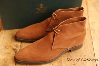 Crockett & Jones Milton Brown Suede Chukka Boots Shoes Men's UK 6 E US 7 EU 40 - Image 1 of 4