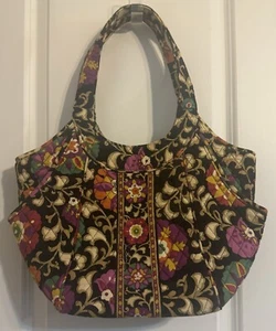 Medium Bag Vera Bradley, Suzano Pattern, Magnet Closure Interior Pocket Purse - Picture 1 of 3